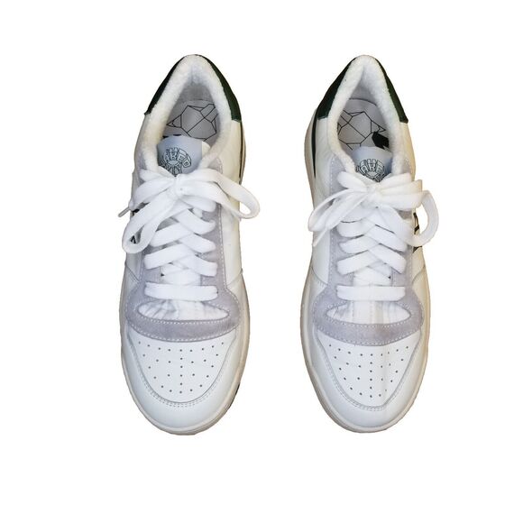 Naked Wolfe Shoes - Naked Wolfe Ravenn Sneakers Women's Size 39 US 9 White Leather Green $280 MSRP